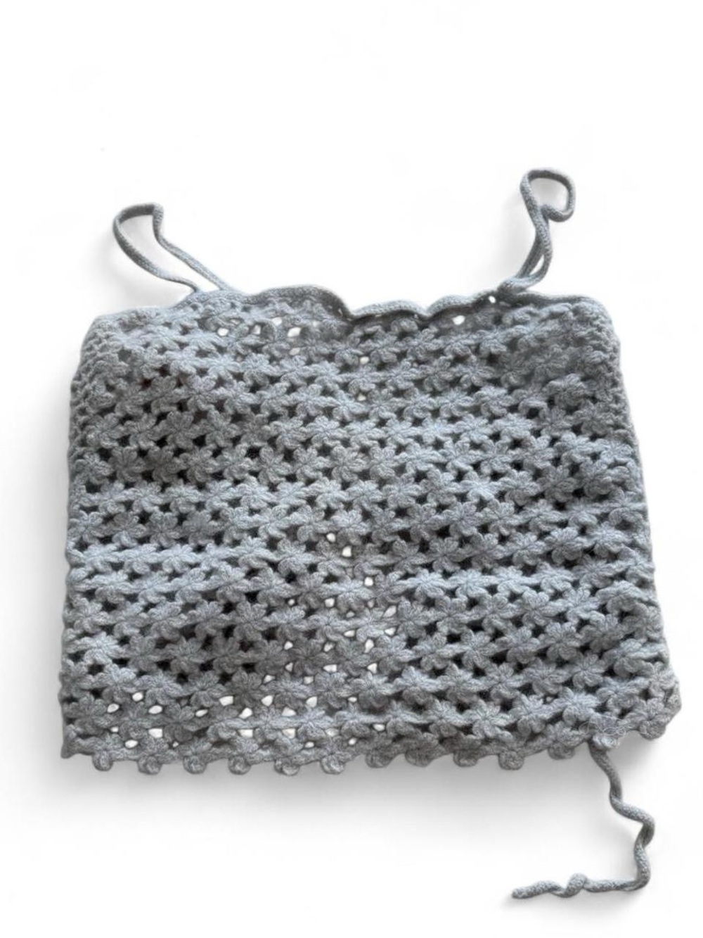 Esprit Gray Crochet Camisole Tank Top